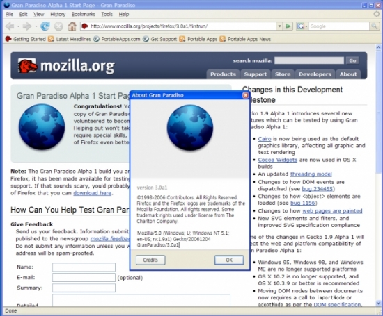 파이어폭스 3.0 알파1