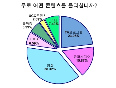 주로 어떤 콘텐츠를 올리십니까?