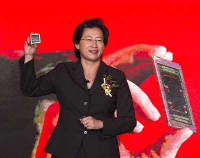▲  2분기 쾌조의 실적을 달성한 AMD가 하반기 신작을 대규모 출시할 전망이다. 사진은 리사 수(Lisa Su) AMD CEO./사진=flckr.com/Gene Wang