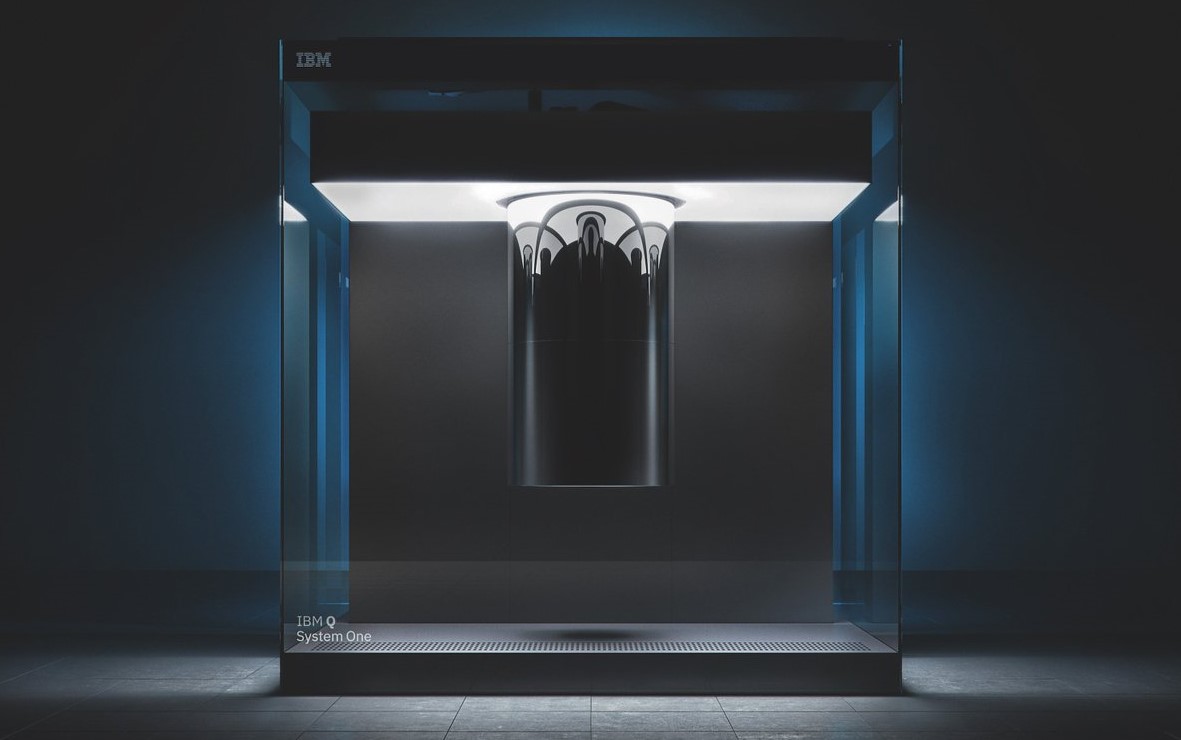 ▲  IBM이 개발한 양자 컴퓨터 ‘IBM Q System One’ (사진=IBM)