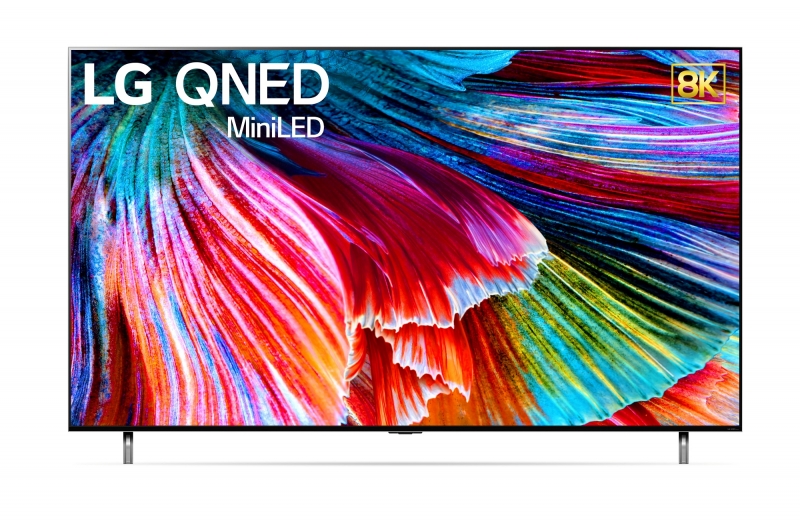 ▲ LG전자가 퀀텀닷과 나노셀 물질을 활용해 색 정확성을 높인 QNED TV를 출시했다.(사진=LG전자)