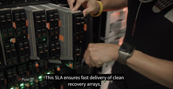 퓨어스토리지의 구독형 스토리지 '에버그린원'의 소개 영상 중 한 장면 /사진=퓨어스토리지 홈페이지