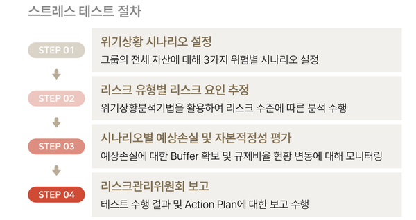 메리츠금융그룹의 스트레스테스트 절차 /자료 제공=메리츠금융