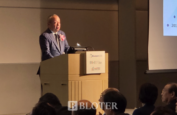 8일 일본 요코하마에서 열린 아시아 최대 규모 전시회 ‘바이오재팬 2025’ 연사에서