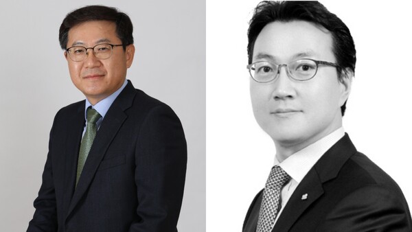 윤석환 CJ제일제당 대표이사 겸 바이오 사업부문 대표와 이건일 CJ프레시웨이 대표이사 겸 CJ푸드빌 대표이사와  /사진 제공=CJ그룹