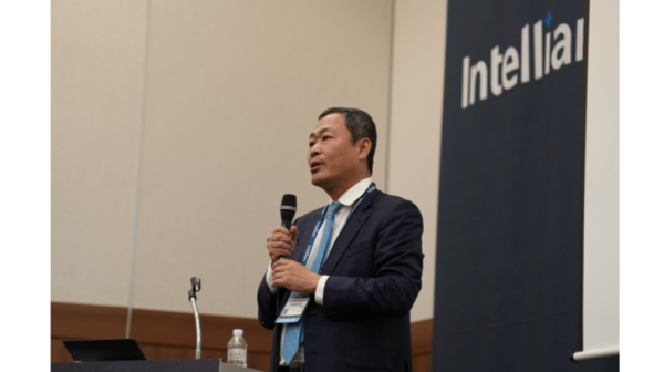 21일 부산 벡스코에서 열린 '코마린 2025' 행사에 참석한 성상엽 인텔리안테크 대표 /사진=인텔리안테크