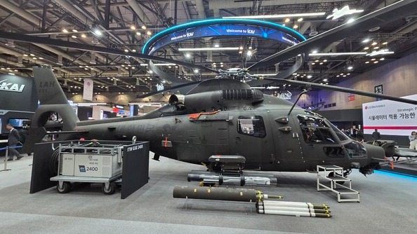KAI 부스에 전시된 LAH / 사진=김덕호 기자