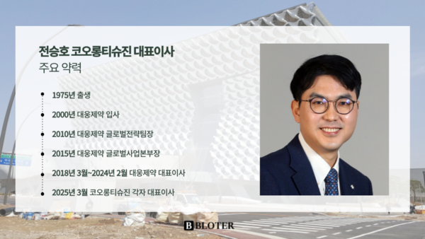 전승호 코오롱티슈진 대표이사 주요 약력 /그래픽=김나영 기자