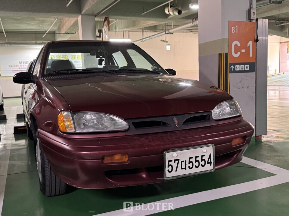 대우자동차보존연구소가 실제 보유중인 르망 차량/사진=조재환 기자