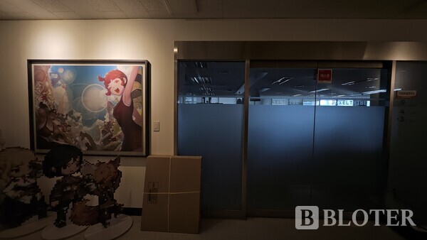 불이 꺼진 판교테크노밸리의 픽셀트라이브 사무실 /사진=최이담 기자