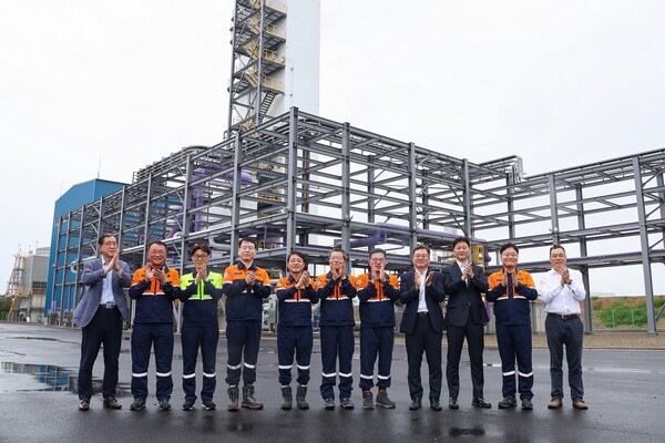 올해 9월 포스코 포항 영일만4산업단지 이차전지 특화단지 대규모 산업용가스 생산설비 준공식 모습. /사진 제공=포스코