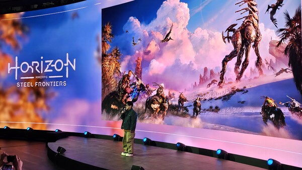 이성구 호라이즌 스틸 프론티어스 총괄 프로듀서가 발표하는 모습/사진=최이담 기자