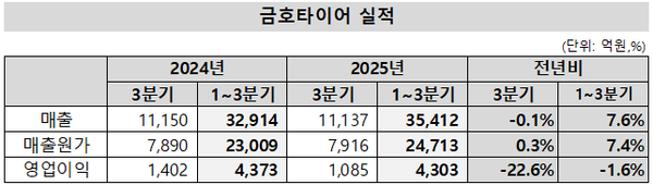 /자료=금호타이어 IR