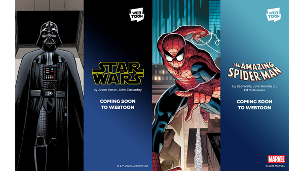 웹툰엔터테인먼트는 디즈니, 마블, 스타워즈, 20세기 스튜디오의 대표 작품을 세로 스크롤 웹툰으로 재구성해 공개할 예정이다. /사진 제공= 네이버웹툰