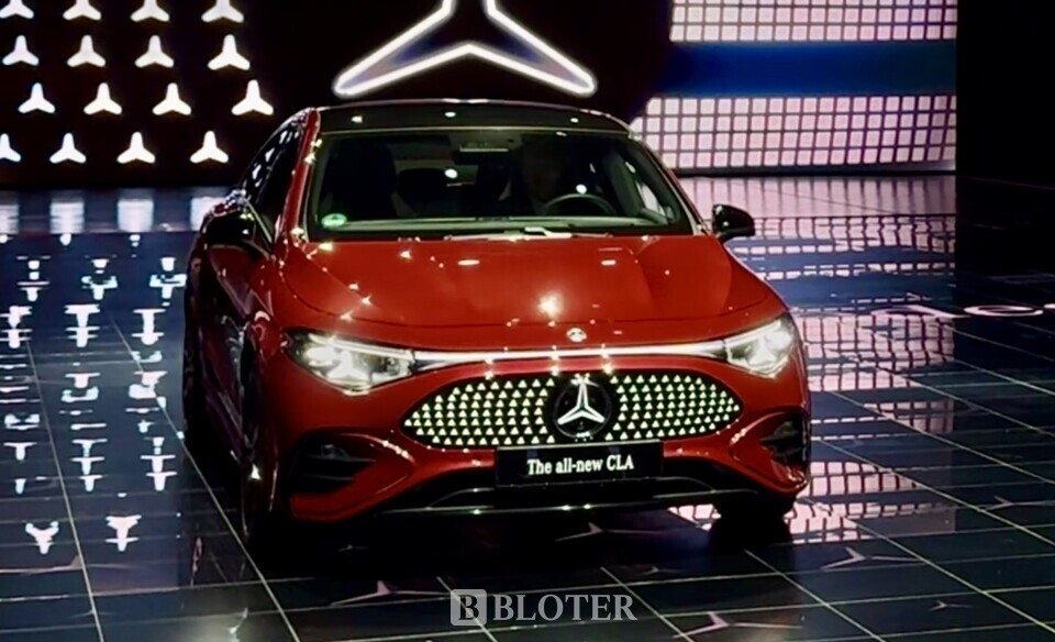 2026년 상반기 출시 예정인 벤츠 신형 CLA 전기차/사진=조재환 기자