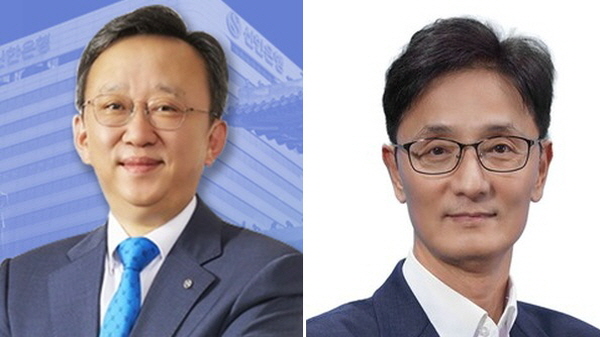 정상혁 신한은행장(왼쪽)과 이선훈 신한투자증권 대표(오른쪽) /사진 제공=신한금융