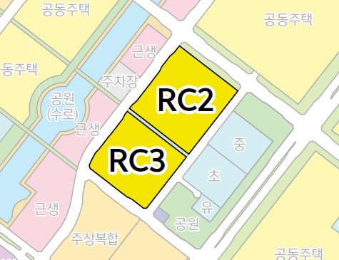 인천 송도11공구 RC3블록 위치도 /사진=인천도시공사