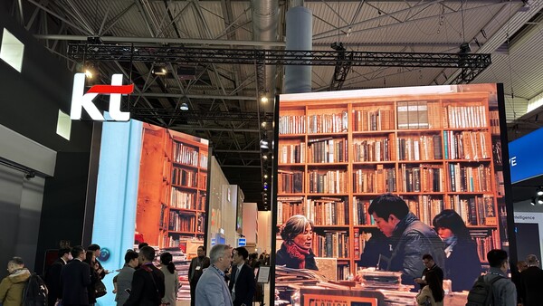 올해 3월 스페인 바르셀로나에서 열린 '모바일월드콩그레스(MWC)'의 KT 전시관 전경 /사진=이진솔 기자