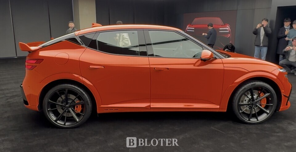 제네시스 GV60 마그마 측면/사진=조재환 기자