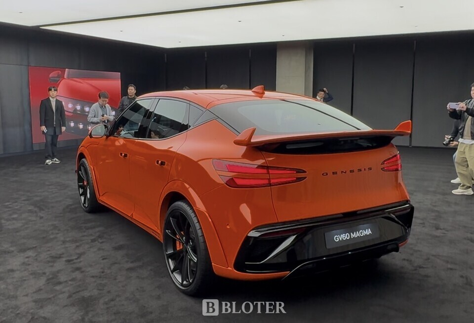 제네시스 GV60 마그마 뒷모습/사진=조재환 기자