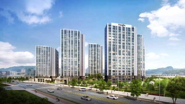 회천중앙역 파라곤 투시도 /사진 제공=라인그룹