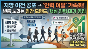 "지방 가느니 이직"...공공기관 이전 불똥에 한국벤처투자 '엑소더스' [넘... - 뉴스 썸네일 이미지